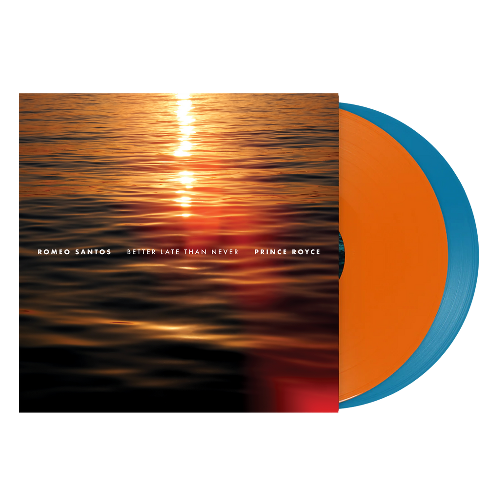Romeo Santos & Prince Royce- Better Late Than Never [Tangerine and Aqua Vinyl] { VINYL LP }