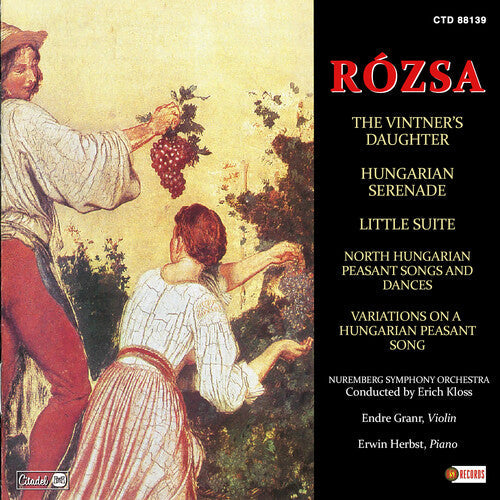 Rozsa: Vintner's Daughter Hungarian Serenade Little Suite North Hungarian    Peasant Songs - Record