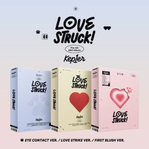 Kep1ER: Lovestruck! - Random Cover - incl. 84p Photobook, 3 Postcards, Tattoo Sticker, Hidden Message card, Folded Poster + 2 Photocards - CD