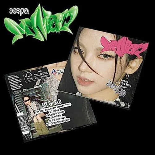 Aespa: MY WORLD - The 3rd Mini Album - POSTER Ver. [KARINA Cover] - CD