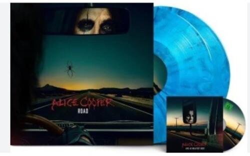Alice Cooper- Road (Indie Exclusive Blue Marbled 2LP+DVD) { VINYL LP }