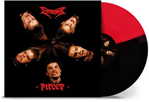 Dismember: Pieces - Red & Black Split - VINYL