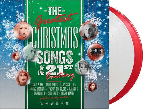 Various- Greatest Christmas Songs Of 21st Century (Limited 180-Gram Red & White Colored Vinyl) { VINYL LP }