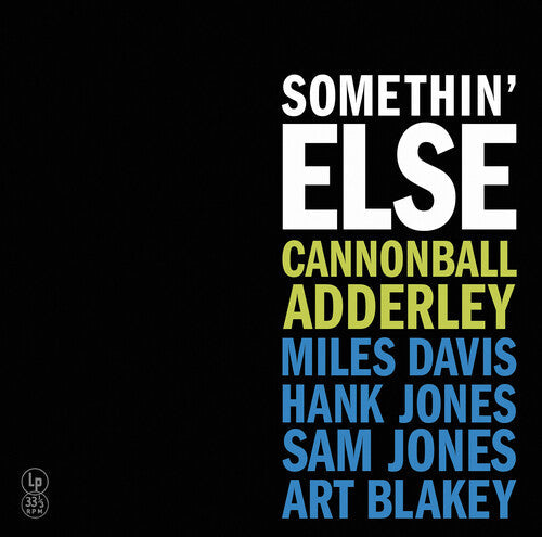 Cannonball Adderley: Somethin' Else - Yellow Vinyl - VINYL