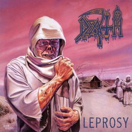 Death- Leprosy (Hot Pink, Bone White and Blue Jay Tri Color Merge with Splatter) { VINYL LP }