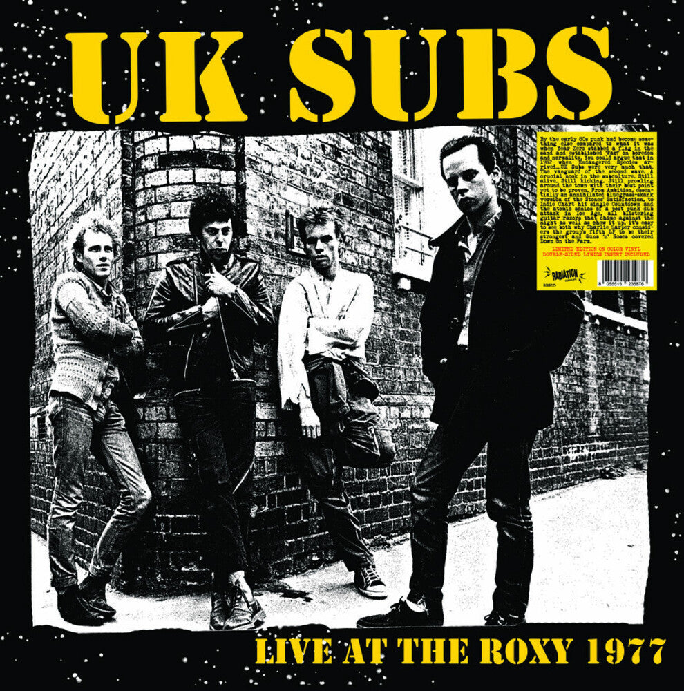 Uk Subs- Live At The Roxy [Colored Vinyl] (Ylw) (Uk) { VINYL LP }