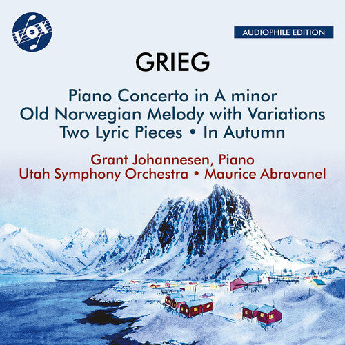 Utah Symphony Orchestra: Grieg: Piano Concerto in A minor, Op. 16; Two Lyric Pieces, Op. 68 - No. 4, Evening in the Mountains; No. 5, Cradle Song - Record