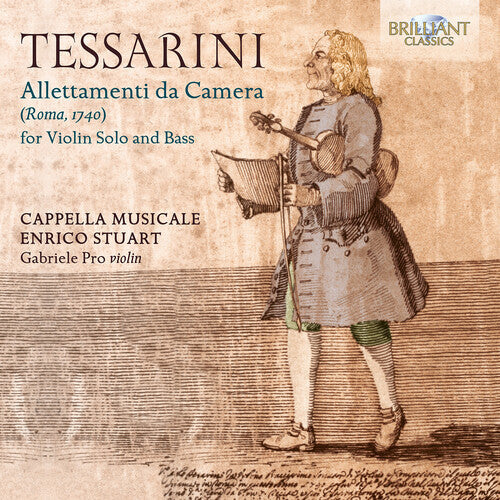 Simone El Oufir Pierini: Tessarini: Allettamenti da Camera for Violin Solo & Bass - Record