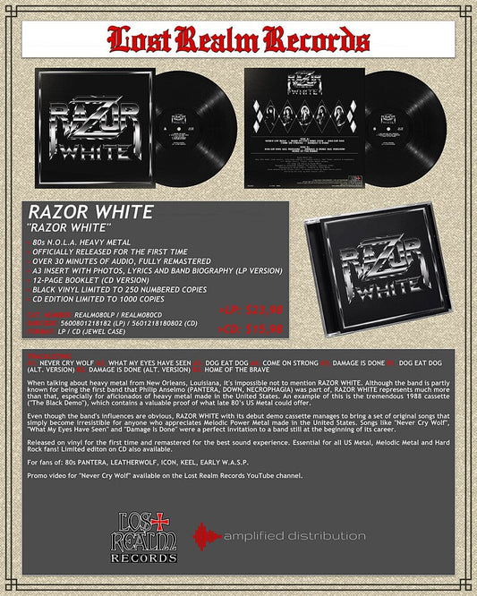 Razor White- Razor White { VINYL LP }