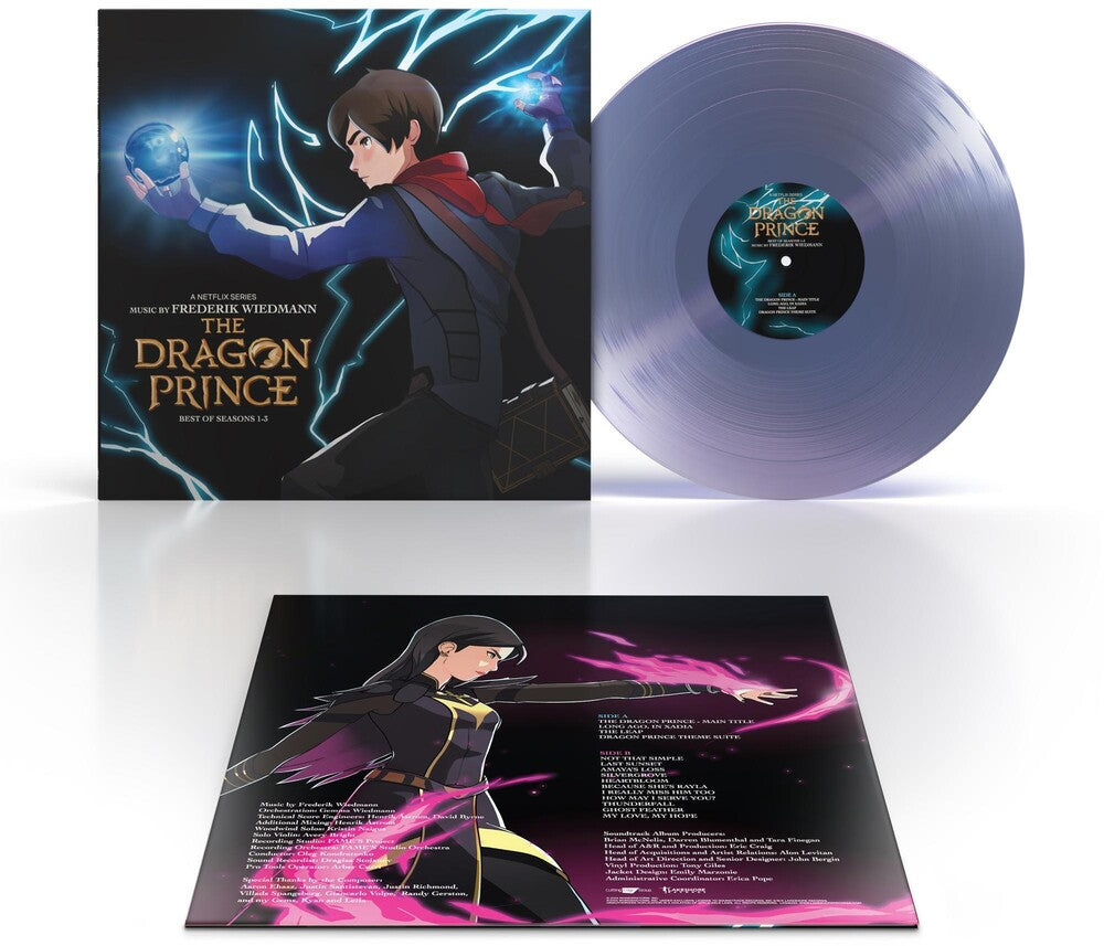 Frederik Wiedmann-  The Dragon Prince (A Netflix Series) - Best Of Seasons 1-3 [Iridescent Blue Vinyl] { VINYL LP }