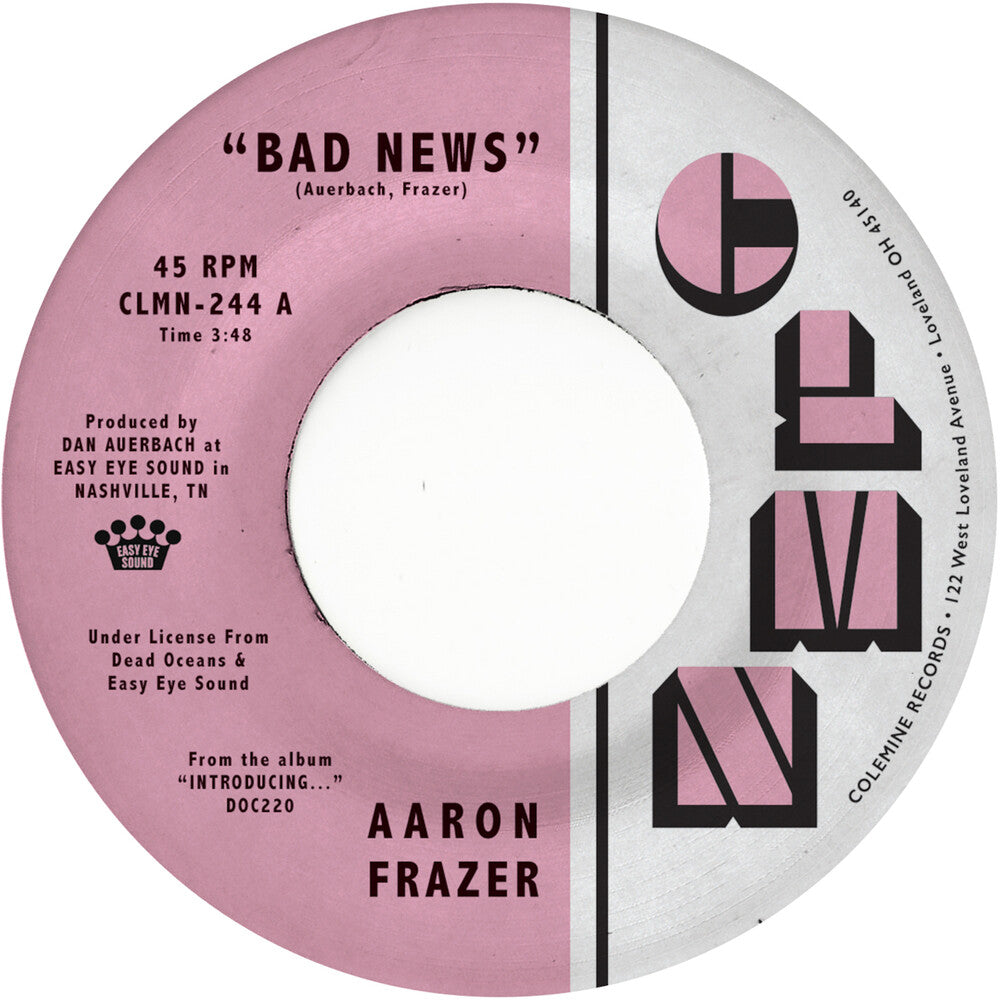 Aaron Frazer- Bad News / Done Lyin - Grey [Colored Vinyl] (Gry) { VINYL LP }