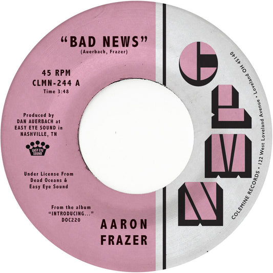Aaron Frazer- Bad News / Done Lyin - Grey [Colored Vinyl] (Gry) { VINYL LP }