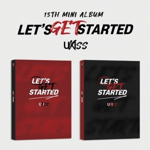 Ukiss: Let's Get Started - Random Card - incl. 84pg Photobook, 2 Photocards, Postcard, Polaroid + Folded poster - CD