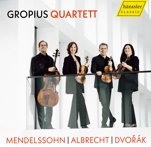 Wolfgang Emanuel Schmidt: Gropius Quartett - Mendelssohn, Albrecht & Dvorak - Record