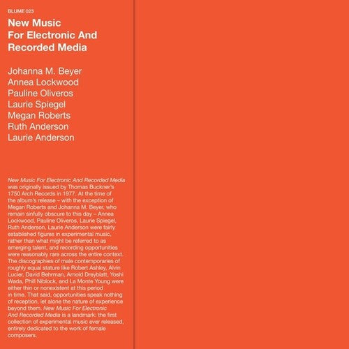 Various Artists: New Music For Electronic And Recorded Media - Record