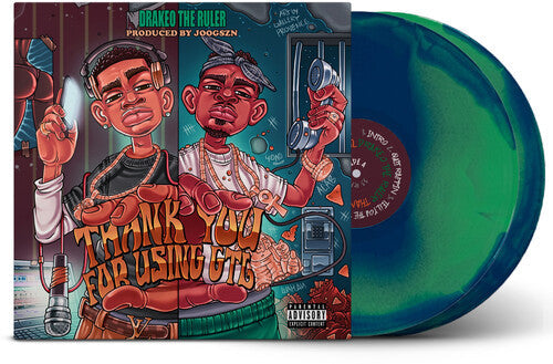 Drakeo The Ruler: Thank You For Using GTL - Green/Blue - Record