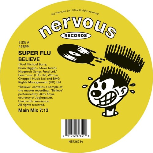 Super Flu: Believe - 12-INCH SINGLE