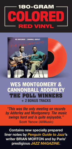 Wes Montgomery & Cannonball Adderley: Poll Winners - Limited 180-Gram Red Colored Vinyl with Bonus Tracks - VINYL