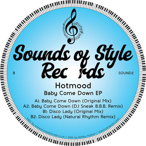 Hotmood: Baby Come Down - 12-INCH SINGLE