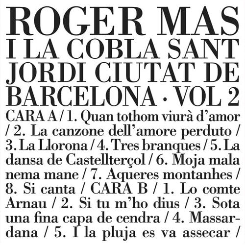Roger Mas: I La Cobla De Sant Jordi Ciutat De Barcelona Vol 2 - VINYL