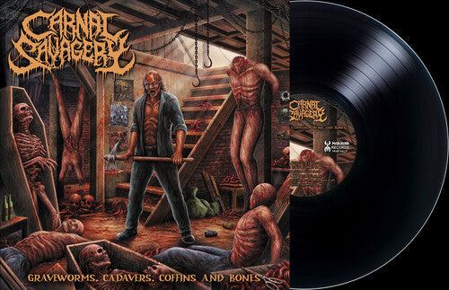 Carnal Savagery: Graveworms, Cadavers, Coffins and Bones - VINYL
