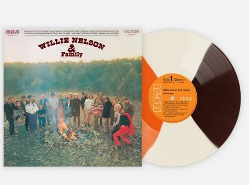 Willie Nelson: Willie Nelson & Family - 180-Gram 'Campfire Quad' Colored Vinyl - Record