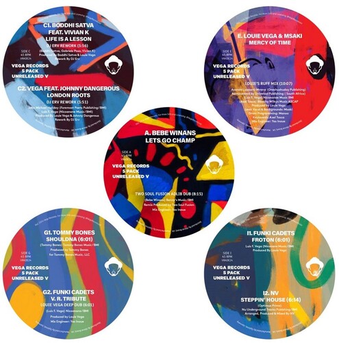 Various Artists: Vega Records 5 Pack: Unreleased V (Various Artists) - Record