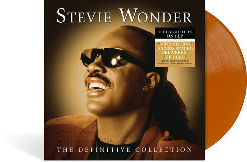 Stevie Wonder: Definitive Collection - Translucent Orange Colored Vinyl - VINYL
