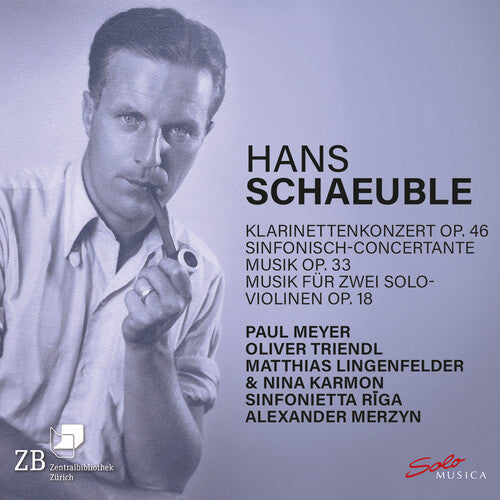 Sinfonietta Riga: Hans Schaeuble: Klarinettenkonzert, Op. 46; Sinfonisch-concertante Musik, Op. 33; Musik fur zwei Solo-violinen - Record