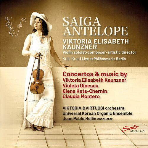 Viktoria & Virtuosi: Saiga Antelope - Concertos for violin & orchestra - Record