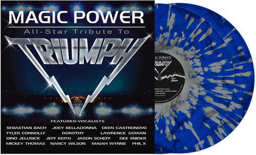 Various- Magic Power: All Star Tribute To Triumph (Dark Blue & White Splatter Vinyl) { VINYL LP }