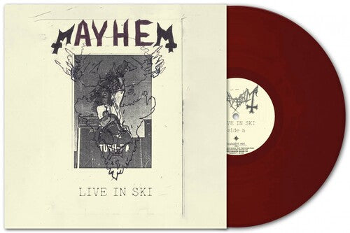 Mayhem- Live In Ski - 140gm Oxblood Vinyl with Etched B-side { VINYL LP }