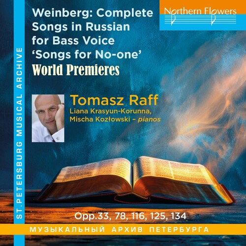 Tomasz Raff: Weinberg: Complete Songs in Russian for Bass Voice Songs for No-One - Record