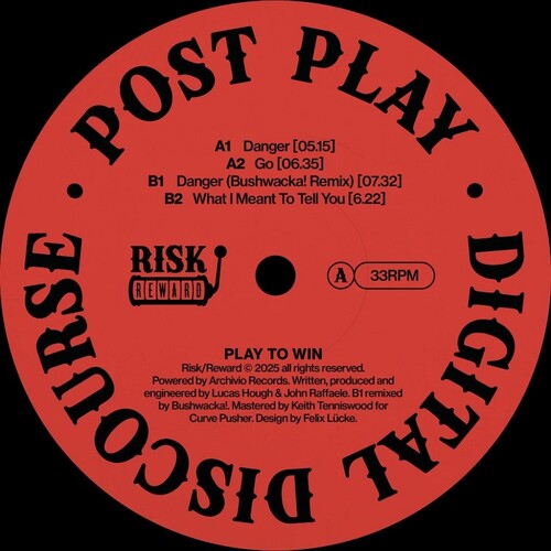Post Play: Digital Discourse - 12-INCH SINGLE
