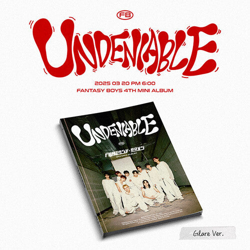 Fantasy Boys: Undeniable - Glare Version - Incl. 50pg Photobook, 2 Photocards, Lucky Card + 4-Cut Film - CD