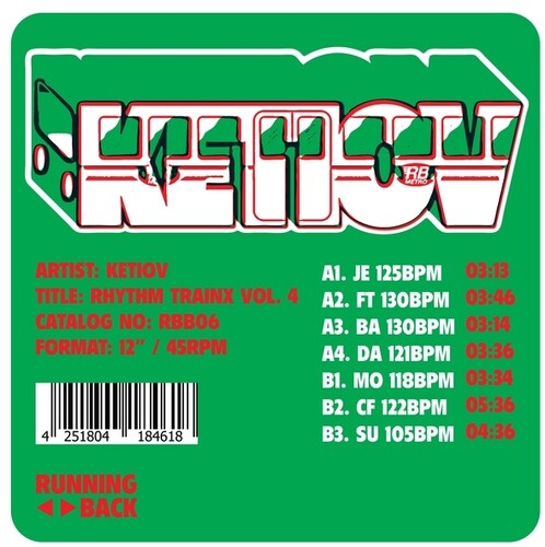 Ketiov: Rhythm Trainx, Vol. 4 - 12-INCH SINGLE
