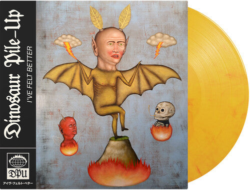Dinosaur Pile-Up- I'Ve Felt Better - Yellow Flame Marble { VINYL LP }