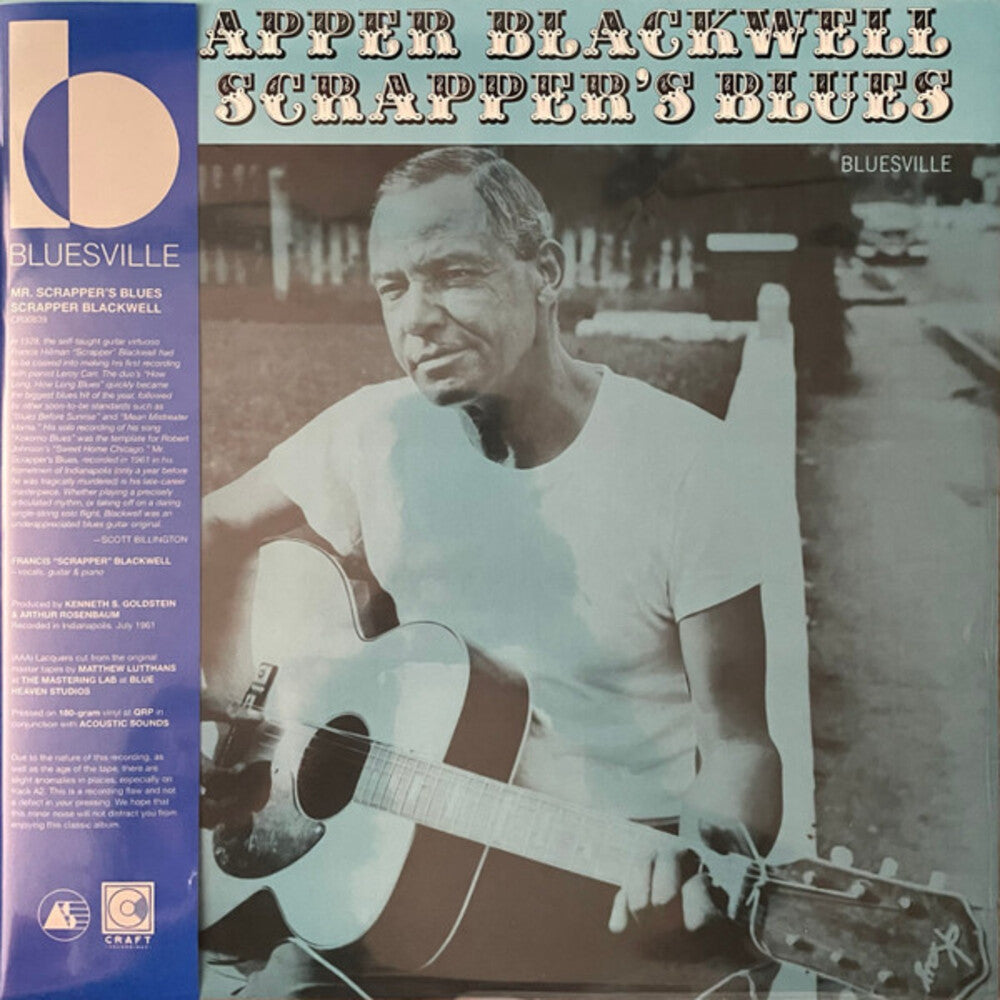 Scrapper Blackwell- Mr. Scrapper's Blues (Bluesville Acoustic Sound Series) -  [180g LP] { VINYL LP }