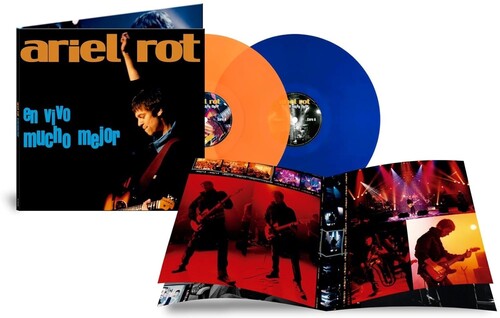 Ariel Rot: En Vivo Mucho Mejor - Blue & Orange Vinyl - VINYL