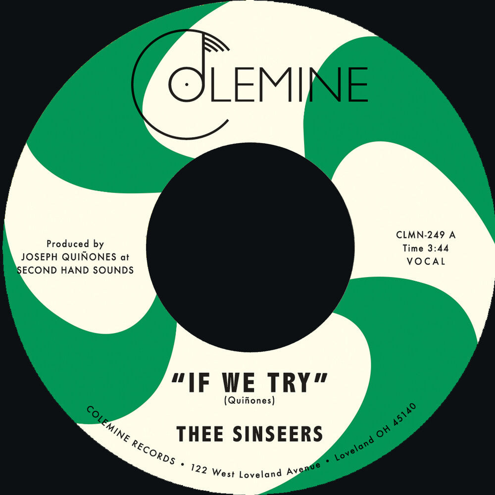 Thee Sinseers- If We Try / Give It Up You Fool [Colored Vinyl] { VINYL LP }