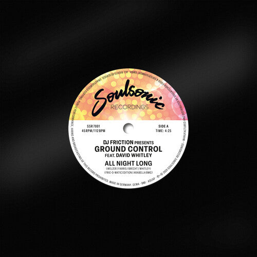 DJ Friction Presents Ground Control: All Night Long / Funkin' On The One - 7-INCH SINGLE
