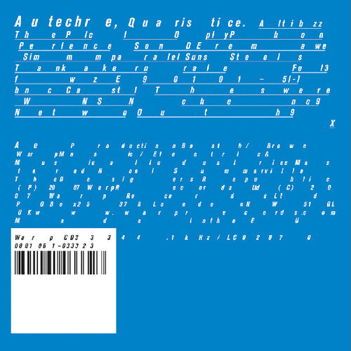 Autechre: Quaristice - Record