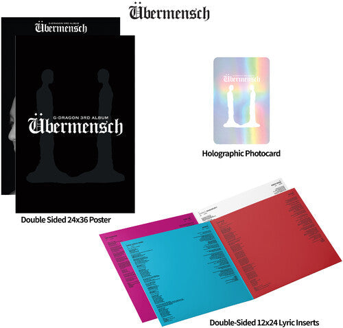 G-DRAGON- Ubermensch - Die-Cut Mirrorboard { VINYL LP }