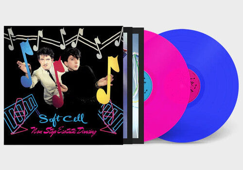 Soft Cell- Non-Stop Ecstatic Dancing - Pink & Blue Colored Vinyl { VINYL LP }