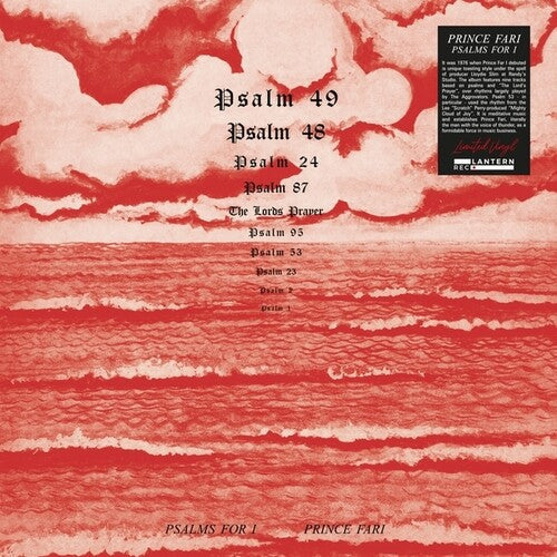 Prince Far I- Psalms For I { VINYL LP }