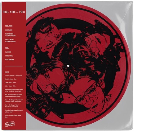 Pool Kids- Pool Kids // Pool - Transparent Red { VINYL LP }