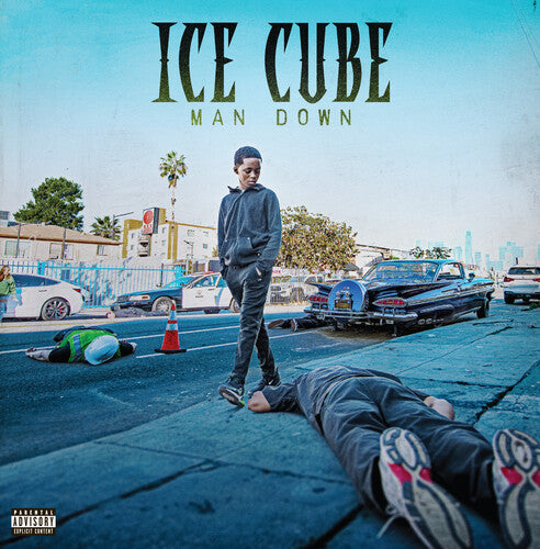 Ice Cube- Man Down - Limited Deluxe Edition Blue With White Marble Vinyl (Indie Exclusive Vinyl) { VINYL LP }