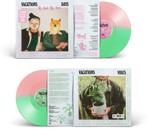Vacations- Days/Vibes - Pink/Green Vinyl { VINYL LP }
