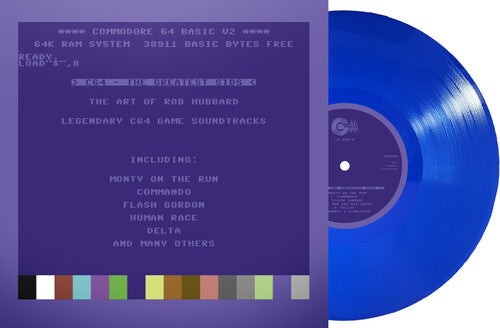 Rob Hubbard: C64 Greatest Sids: The Art Of Rob Hubbard - Limited To 100 Handnumbered Edition (Blue Vinyl) - VINYL