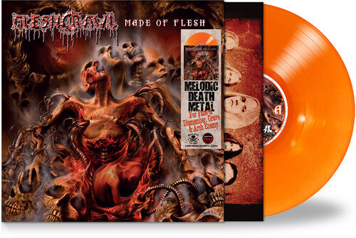 Fleshcrawl: Made of Flesh - Orange - VINYL